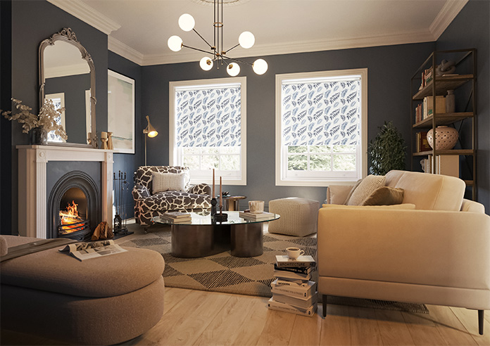 Canopy, Dark Blue - Twist&Fit Roller Blind - Image 7